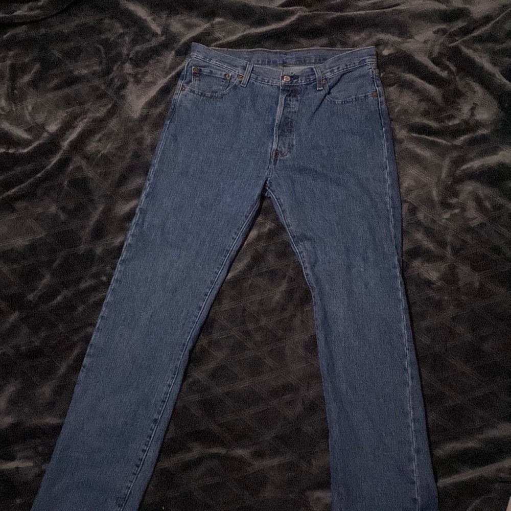Blue Levis 501s size 34x34